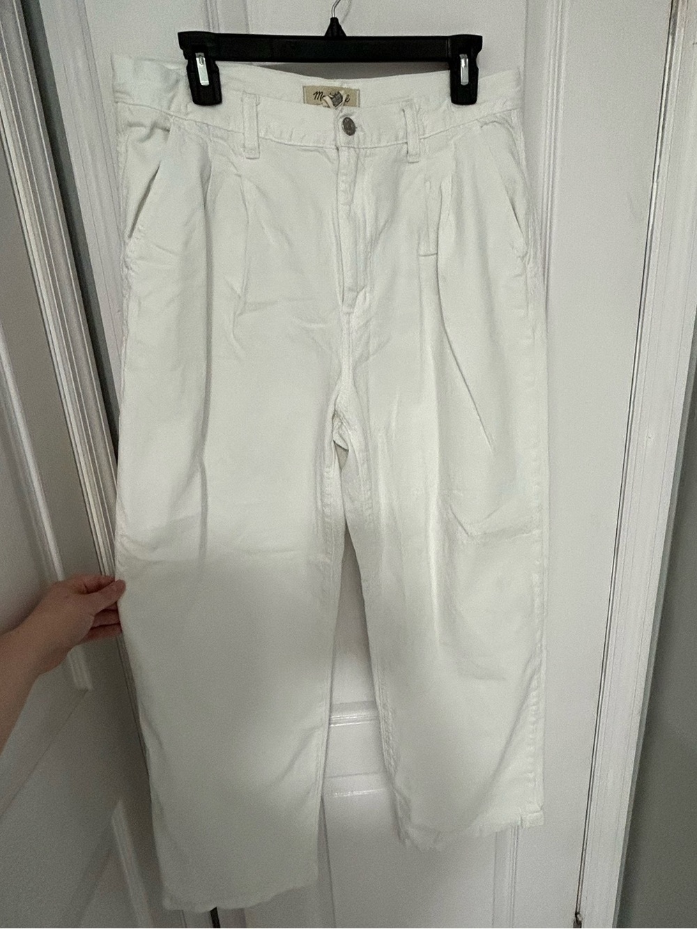 Madewell- Baggy Straight Jeans, Pleated Relaxed